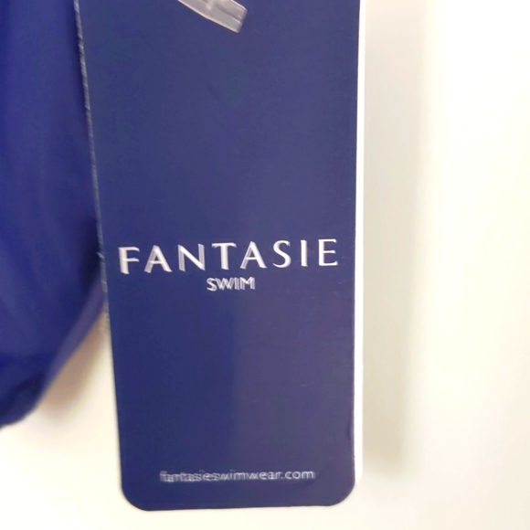 Fantasie San Remo Fold Top Swim Bottom. Navy/White. Multiple sizes. - Picture 3 of 6